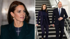 Catherine Princess of Wales and Prince William concern declaration on arrival in UnitedStates as Meghan Duchess of Sussex releases brand-new picture