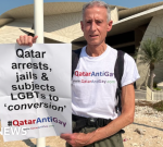 Qatar authorities stop LGBT activist Peter Tatchell demonstration