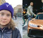 Greta Thunberg might not have a Bugatti, however she does have 150 Million views after education Andrew Tate