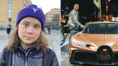 Greta Thunberg might not have a Bugatti, however she does have 150 Million views after education Andrew Tate