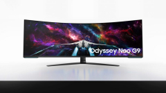 Samsung 57” Odyssey Neo G9 provides a absurd 2x4K (7,680×2,160) side-by-side resolution in a single screen