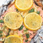 Lemon & Garlic Baked Salmon