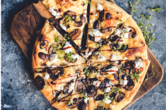 Mushroom & Goat’s Cheese Pizza