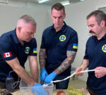 These firemens from Canada are assisting emergencysituation responders in Ukraine conserve lives