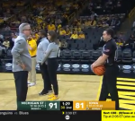 Iowa’s surprising resurgence over Michigan State included Fran McCaffery’s unusual referee stare-down