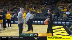 Iowa’s surprising resurgence over Michigan State included Fran McCaffery’s unusual referee stare-down