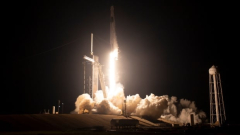 SpaceX rocket blasts off for area station with Russian, Americans working together
