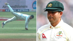 Usman Khawaja defies secret injury to pull off freak catch to dismiss Shreyas Iyer in cricket Test versus India