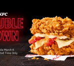 KFC’s Double Down returns this month, the sandwich with no buns, simply chicken filets