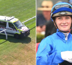 Jamie Kah and Craig Williams hurried to healthcarefacility after dreadful fall at Flemington races: ‘She was unconscious’