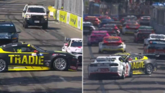 See: Supercars Newcastle 500 suspended for 20 minutes Declan Fraser and Macauley Jones clash on opening lap