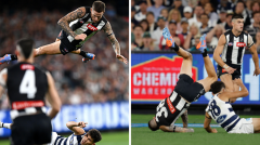 Sickening injury to Jeremy Howe sours heated AFL classic inbetween Collingwood and Geelong