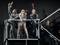 Taylor Swift kicks off US Eras Tour at Super Bowl arena