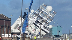 Numerous injuries after ship pointers over at Edinburgh dockyard