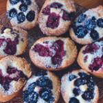 Raspberry & Blueberry Friands