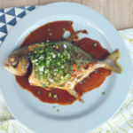 Fried Pomfret with Soy Sauce