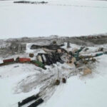 Train hinders in rural North Dakota and spills chemicals
