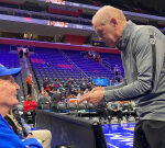 How a 95-year-old Pistons fan got a long pastdue courtside surprise: ‘He was all smiles’