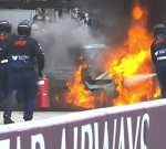 Frightening scenes as James Courtney’s carsandtruck goes up in flames throughout Supercars race at Albert Park