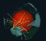 Ancient ocean flooring mostlikely surrounds the core underneath the Earth