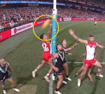 AFL world blows up at questionable call to reject Port Adelaide a objective versus Sydney: ‘Absolute joke’