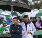 12 best photos from the Masters’ rain-soaked third round