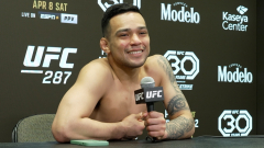 UFC 287 winner Christian Rodriguez plays it cool after hindering Raul Rosas Jr. buzz train