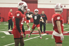 SEE: Wisconsin’s brand-new broad receivers coach is mic’d up throughout practice