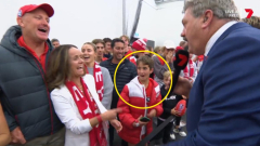 Young Sydney Swans fan unintentionally welcomes himself into ‘special’ household minute after AFL win over Richmond