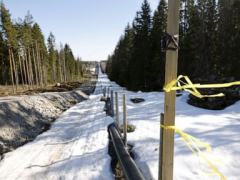 NATO member Finland breaks ground on Russia border fence
