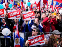 Thousands turn out for anti-government demonstration in Prague