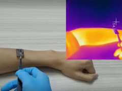 Temperature-responsive medical sensingunit with self-healing capabilities and skin flexibility
