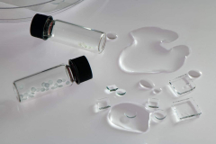 An abnormally absorbent hydrogel product can takein wetness even as temperaturelevels climb