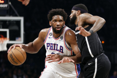Report: Sixers star Joel Embiid out for Game 4 vs. Nets due to knee
