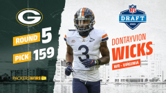 Packers choose Virginia WR Dontayvion Wicks at No. 159 general in 5th round of 2023 draft