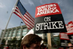 Hollywood authors, slamming ‘gig economy,’ to go on strike