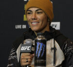 Jessica Andrade states she’s dropping the sports bra for a t-shirt at UFC 288. Here’s why.