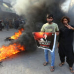 Demonstrations emerge after previous Pakistan PM Khan apprehended