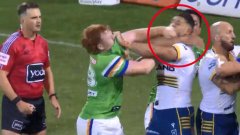 Raiders enforcer Corey Horsburgh captured red-handed after laying vengeance punch on old competing