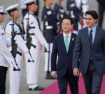Trudeau touches down in South Korea for talks on financial security, China disturbance