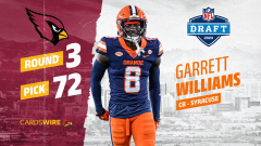 Cardinals down to 1 anonymous draft choice after inking CB Garrett Williams