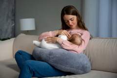 Breastfeeding increased by 2 weeks when moms remained at house