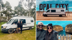 Tiny house life: How ‘burnt out’ Aussie couple welcomed mortgage-free living after changing old van into house on wheels