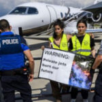 Geneva airport briefly closed as environment activists demonstration personal jet reasonable