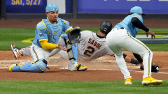 Makers’ minds were on the hurt Willy Adames throughout blowout loss to the Giants