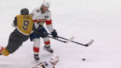 Jack Eichel awkwardly clashed with Matthew Tkachuk and the resulting hit was so ruthless