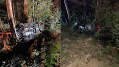 Teenager makes amazing escape after vehicle runs off cliff in Victoria