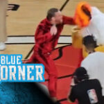 Video: Conor McGregor hilariously knocks out Miami Heat mascot at Game 4 of 2023 NBA Finals