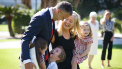 Peter Malinauskas exposes partner Annabel is pregnant with their 4th kid