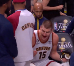 Nikola Jokic was noticeably upset and uncharacteristically fired up throughout a Game 5 timeout